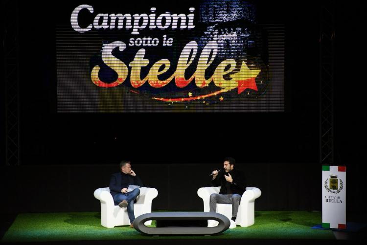 Alessandro Alciato intervista Gigi Buffon al Forum di Biella