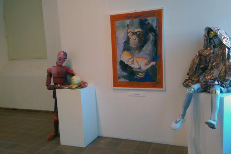 Tre opere di Dario Fo nelle stanze di Palazzo Ferrero
