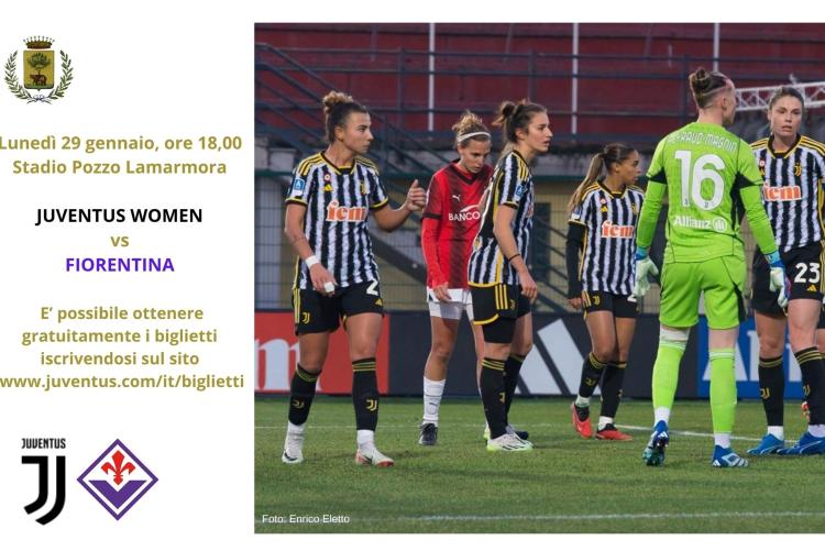 Lunedì 29 gennaio la Juventus Women ospiterà la Fiorentina