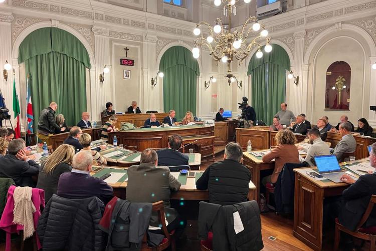 Il Consiglio Comunale durante la seduta di martedì 28 novembre