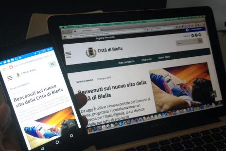 La città di Biella sul web
