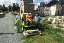 Iniziati i lavori di manutenzione nei cimiteri di Biella
