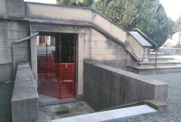 L'area interessata dai lavori al cimitero di Chiavazza