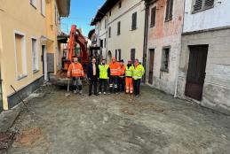 Al Favaro sono iniziati i lavori per il rifacimento della pavimentazione