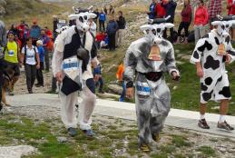 Concorrenti in maschera alla Muc Fun Race 2016