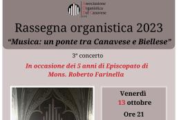 Appuntamento venerdì 13 ottobre nella Cattedrale di Biella