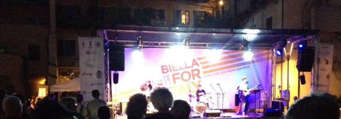 Biella for Italy 2017 in piazza del Monte