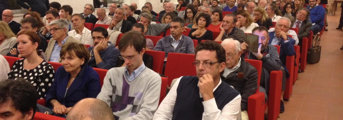 Il pubblico a Palazzo Ferrero per #BiellaProgetta