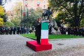 Il prefetto Annunziata Gallo legge il messaggio del presidente Mattarella